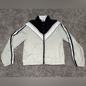 Pink gray track jacket